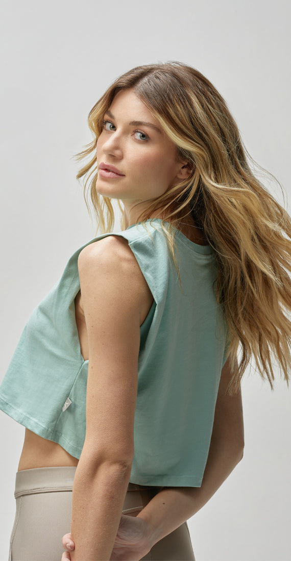 CAMISETA MUSCLE CROP